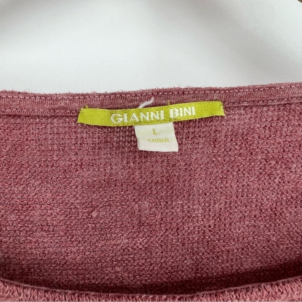 Gianni‎ Bini Thin Knit Tie Knot Sweater Flare Sleeves - Picture 4 of 8